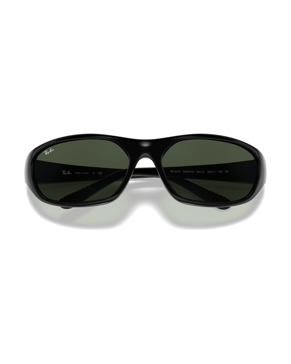 Daddy-O Sunglasses - Black/G-15 Green - Ray-Ban