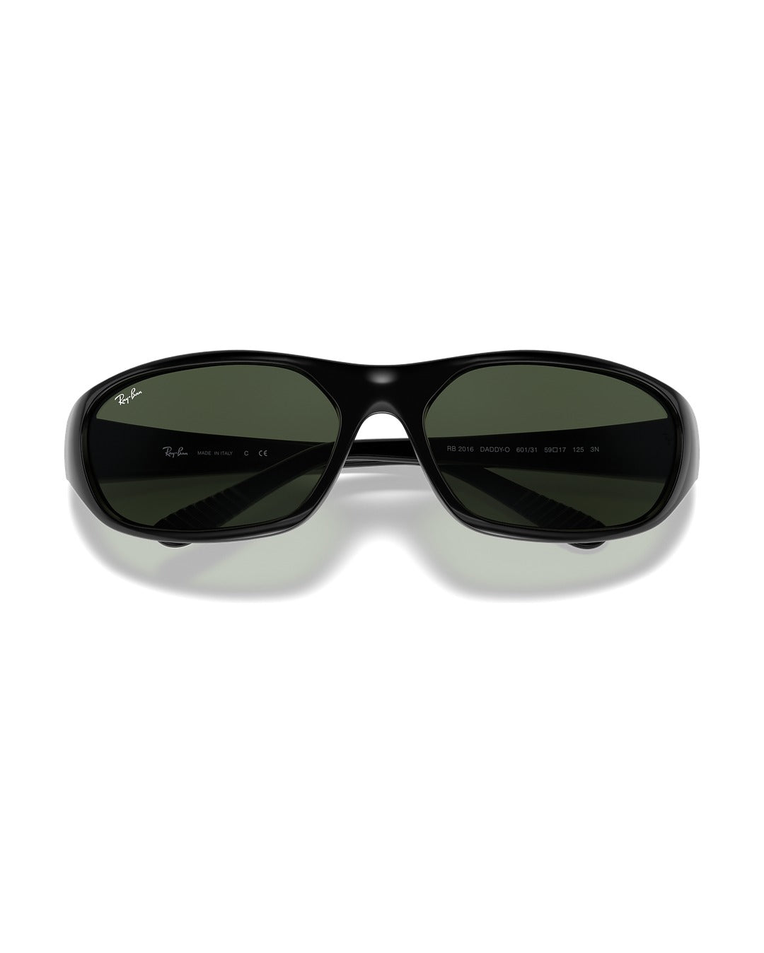 Daddy-O Sunglasses - Black/G-15 Green - Ray-Ban