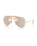 Dolce&Gabbana Outdoorsman Sunglasses - Arista Gold/Clear Mirror White Gold - Ray-Ban