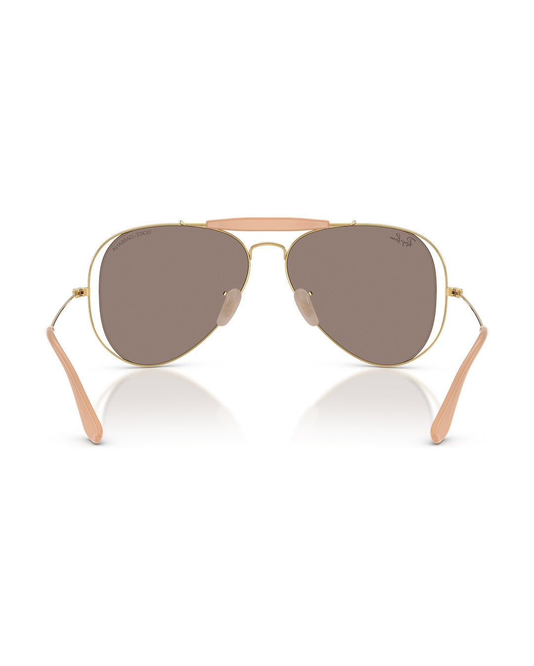 Dolce&Gabbana Outdoorsman Sunglasses - Arista Gold/Clear Mirror White Gold - Ray-Ban