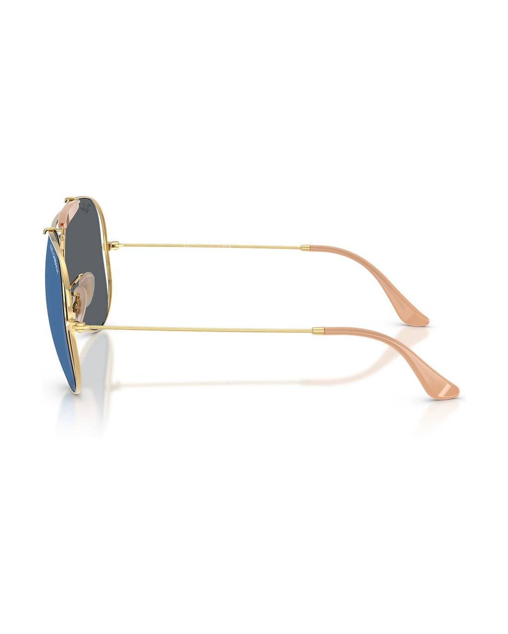 Dolce&Gabbana Outdoorsman Sunglasses - Arista Gold/Dark Blue Mirror Blue - Ray-Ban