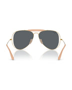 Dolce&Gabbana Outdoorsman Sunglasses - Arista Gold/Dark Blue Mirror Blue - Ray-Ban