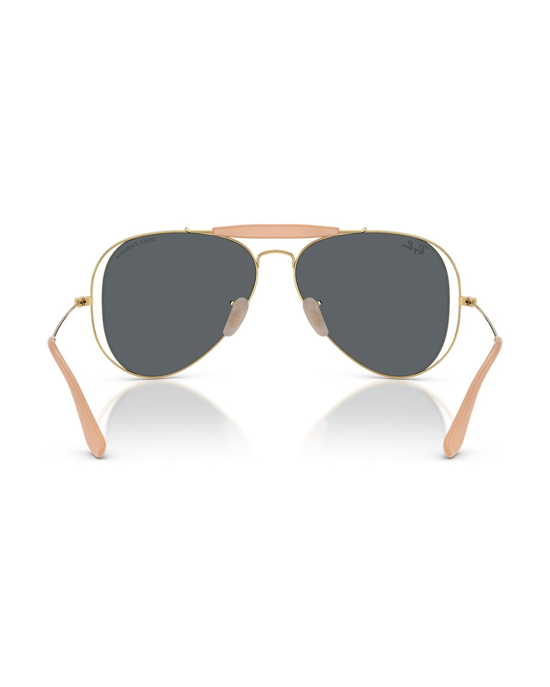 Dolce&Gabbana Outdoorsman Sunglasses - Arista Gold/Dark Blue Mirror Blue - Ray-Ban
