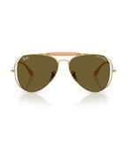 Dolce&Gabbana Outdoorsman Sunglasses - Arista Gold/Dark Brown - Ray-Ban