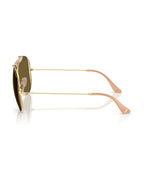 Dolce&Gabbana Outdoorsman Sunglasses - Arista Gold/Dark Brown - Ray-Ban