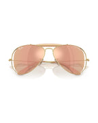 Dolce&Gabbana Outdoorsman Sunglasses - Arista Gold/Dark Brown Mirror Rose Gold - Ray-Ban