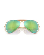 Dolce&Gabbana Outdoorsman Sunglasses - Arista Gold/Green Mirror Blue - Ray-Ban