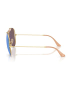 Dolce&Gabbana Outdoorsman Sunglasses - Arista Gold/Green Mirror Blue - Ray-Ban