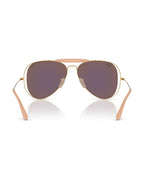 Dolce&Gabbana Outdoorsman Sunglasses - Arista Gold/Green Mirror Blue - Ray-Ban
