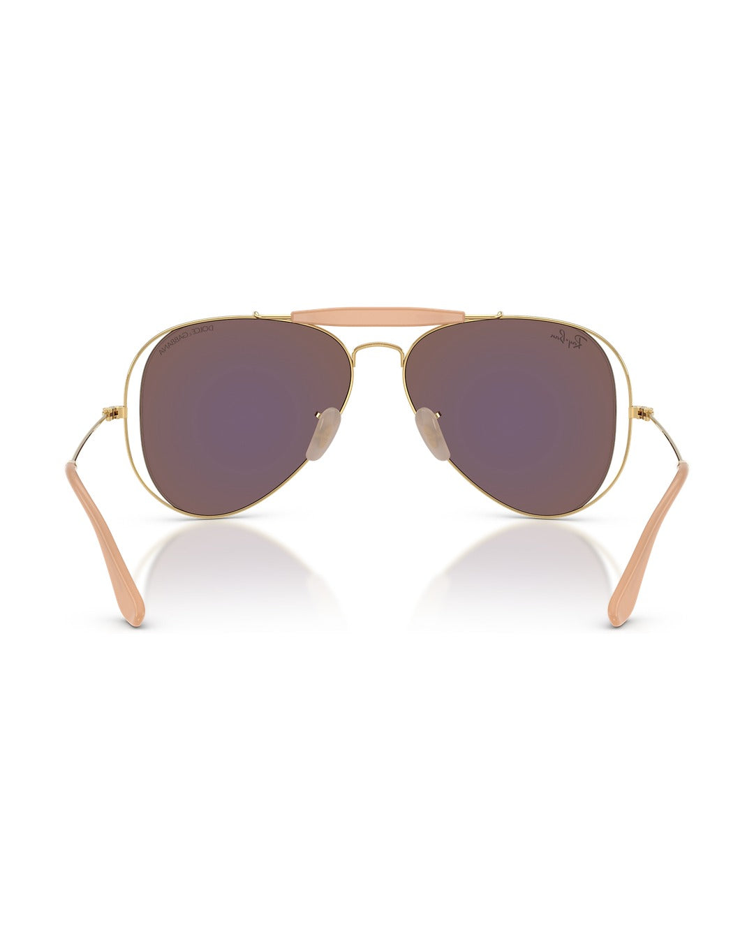 Dolce&Gabbana Outdoorsman Sunglasses - Arista Gold/Green Mirror Blue - Ray-Ban