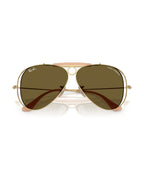 Dolce&Gabbana Shooter Sunglasses - Arista Gold/Dark Brown - Ray-Ban