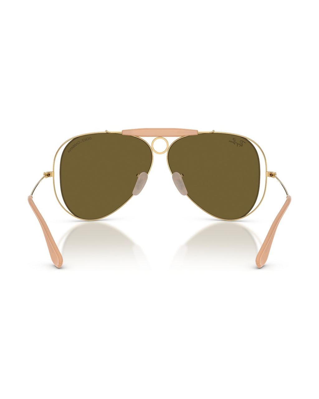 Dolce&Gabbana Shooter Sunglasses - Arista Gold/Dark Brown - Ray-Ban