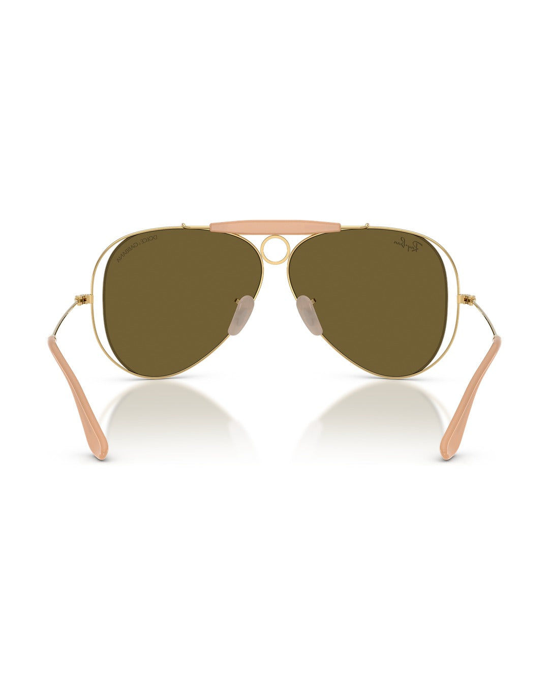 Dolce&Gabbana Shooter Sunglasses - Arista Gold/Dark Brown - Ray-Ban