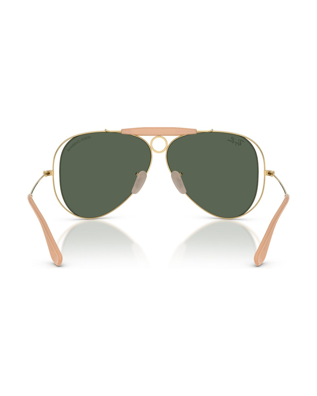 Dolce&Gabbana Shooter Sunglasses - Arista Gold/Dark Green - Ray-Ban