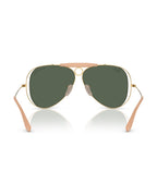 Dolce&Gabbana Shooter Sunglasses - Arista Gold/Dark Green - Ray-Ban