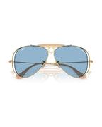 Dolce&Gabbana Shooter Sunglasses - Arista Gold/Light Blue - Ray-Ban