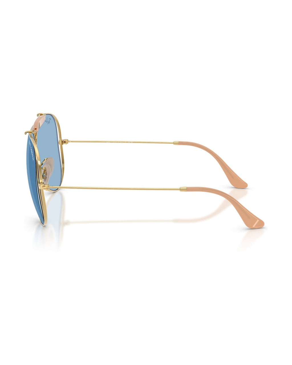 Dolce&Gabbana Shooter Sunglasses - Arista Gold/Light Blue - Ray-Ban