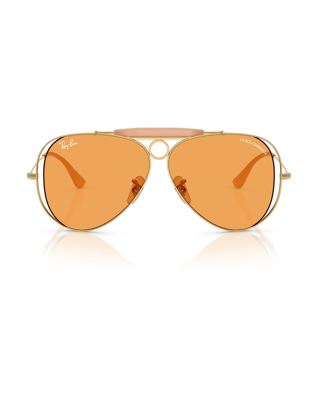 Dolce&Gabbana Shooter Sunglasses - Arista Gold/Orange - Ray-Ban