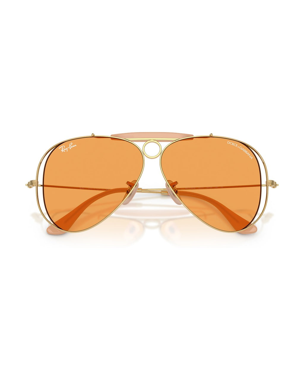 Dolce&Gabbana Shooter Sunglasses - Arista Gold/Orange - Ray-Ban