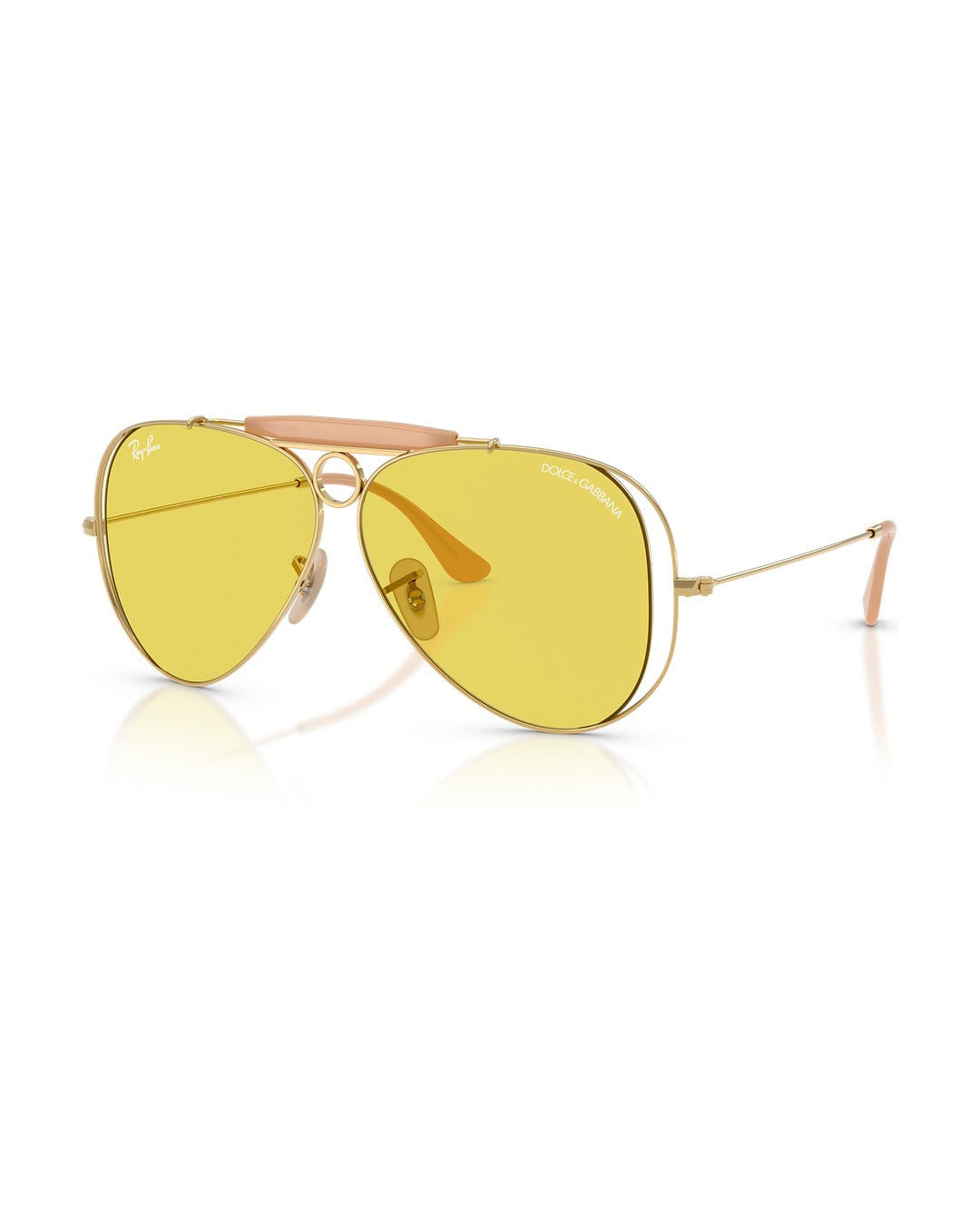 Dolce&Gabbana Shooter Sunglasses - Arista Gold/Yellow - Ray-Ban