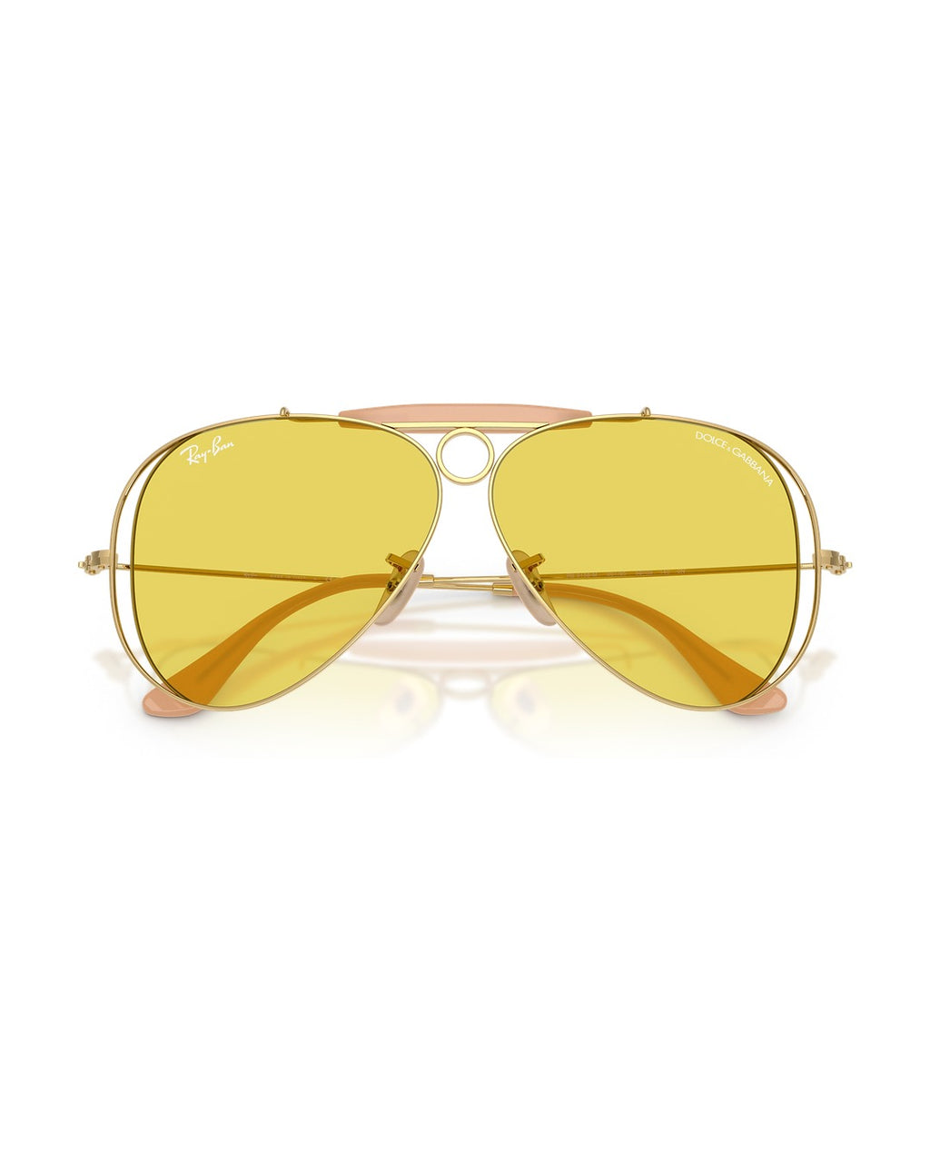 Dolce&Gabbana Shooter Sunglasses - Arista Gold/Yellow - Ray-Ban