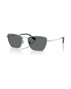 Drea Sunglasses - Silver/Dark Grey Polarized - Ray-Ban
