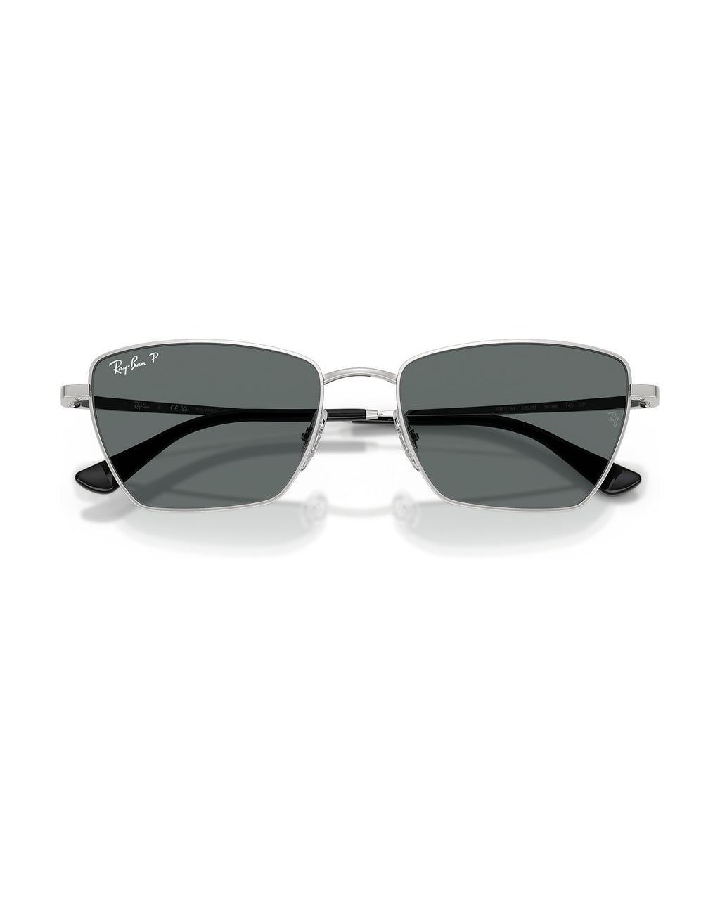 Drea Sunglasses - Silver/Dark Grey Polarized - Ray-Ban