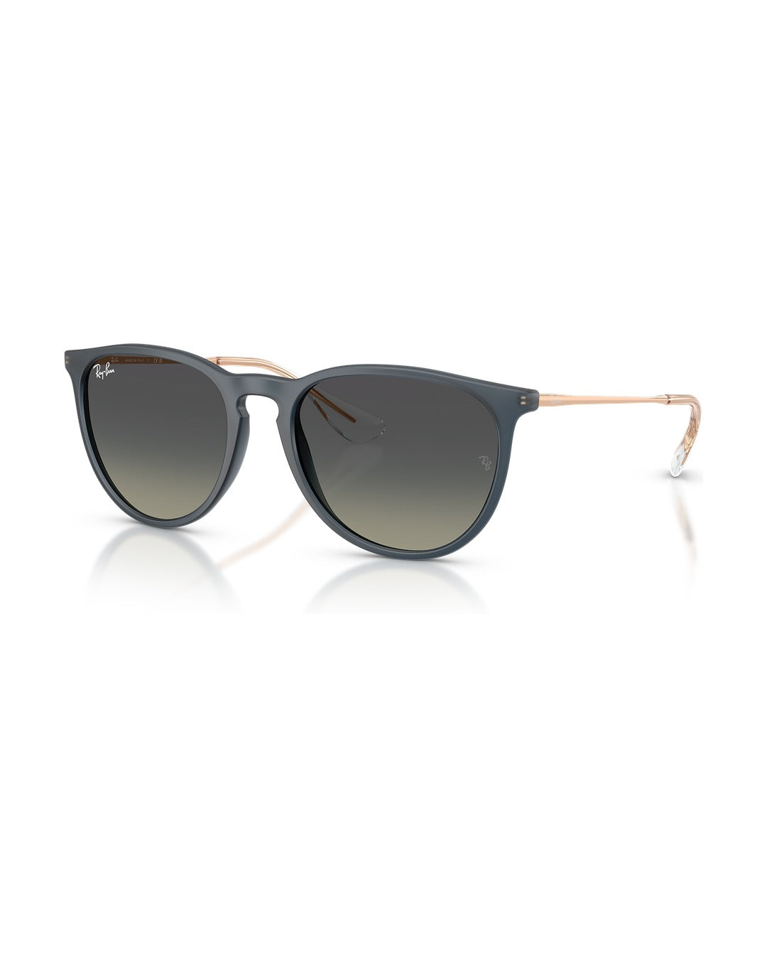Erika Sunglasses - Rubber Blue/Gradient Grey - Ray-Ban