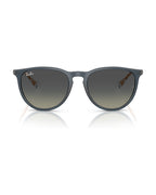 Erika Sunglasses - Rubber Blue/Gradient Grey - Ray-Ban