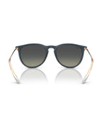 Erika Sunglasses - Rubber Blue/Gradient Grey - Ray-Ban
