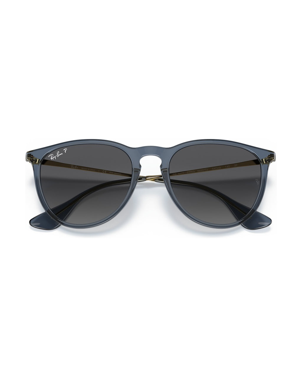 Erika Sunglasses - Transparent Blue/Grey Polarized - Ray-Ban