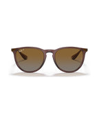 Erika Sunglasses - Transparent Dark Brown/Brown Gradient Polarized - Ray-Ban