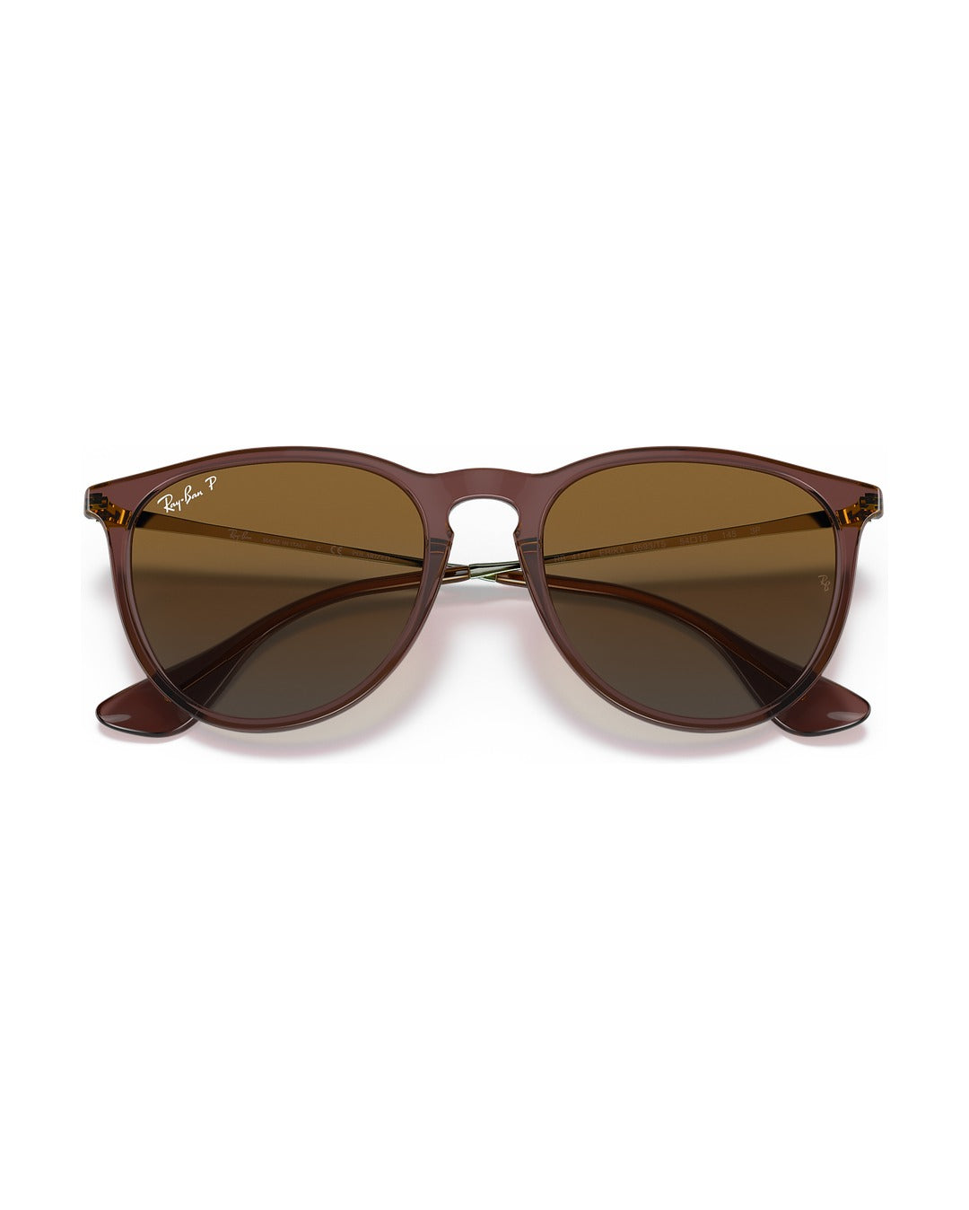 Erika Sunglasses - Transparent Dark Brown/Brown Gradient Polarized - Ray-Ban