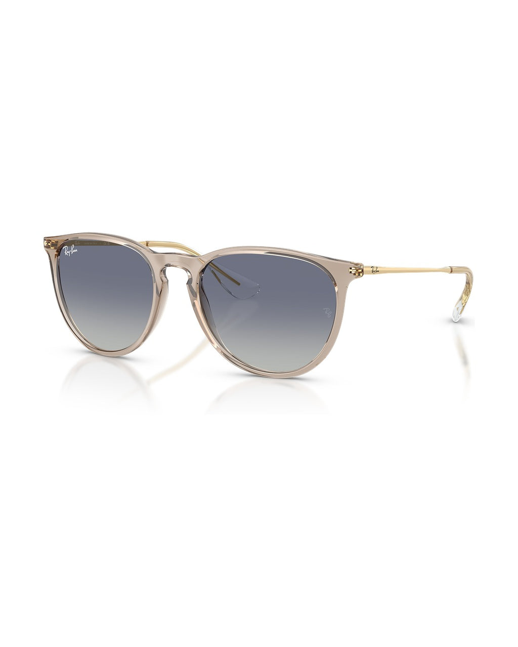 Erika Sunglasses - Transparent Light Brown/Light Grey Gradient Dark Blue - Ray-Ban