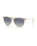 Erika Sunglasses - Transparent Light Brown/Light Grey Gradient Dark Blue - Ray-Ban