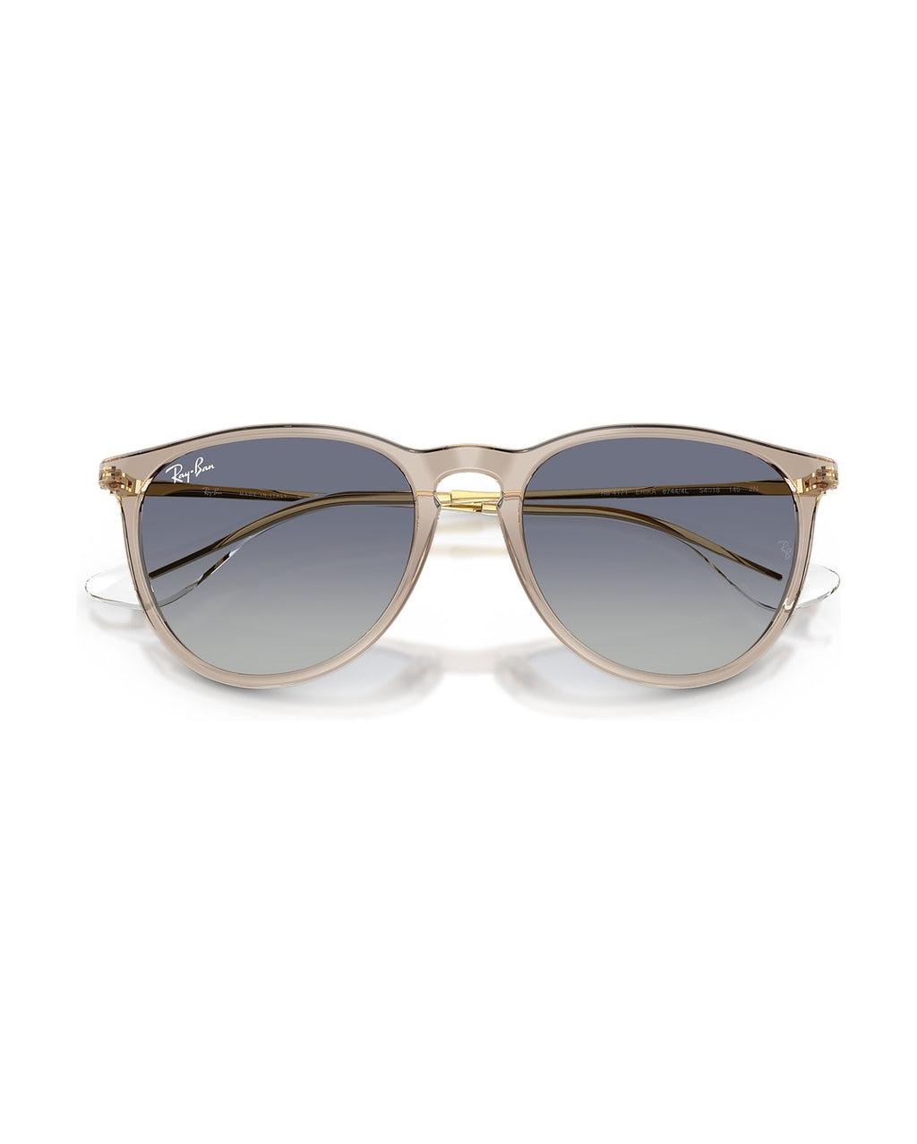 Erika Sunglasses - Transparent Light Brown/Light Grey Gradient Dark Blue - Ray-Ban