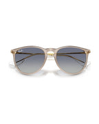 Erika Sunglasses - Transparent Light Brown/Light Grey Gradient Dark Blue - Ray-Ban