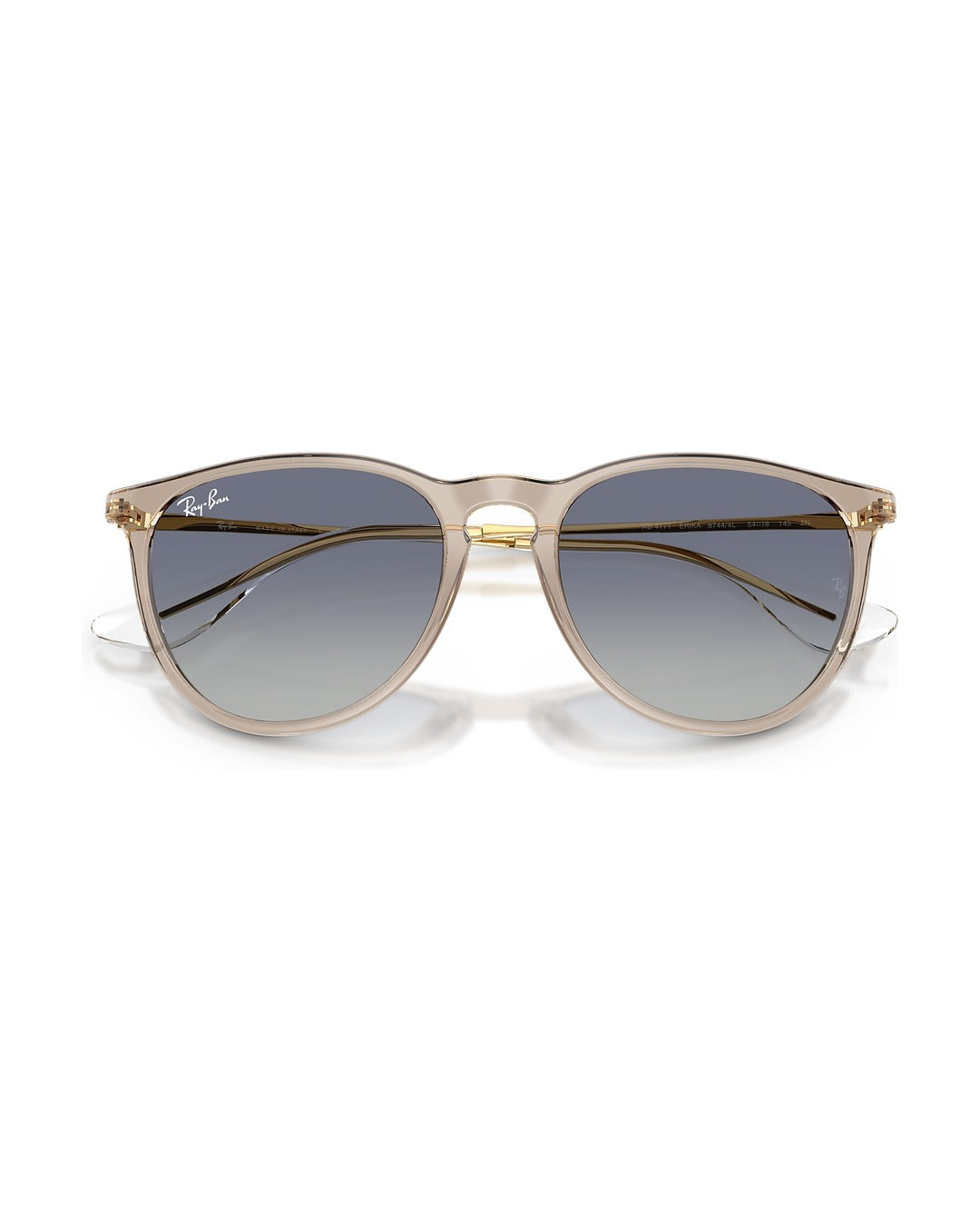 Erika Sunglasses - Transparent Light Brown/Light Grey Gradient Dark Blue - Ray-Ban