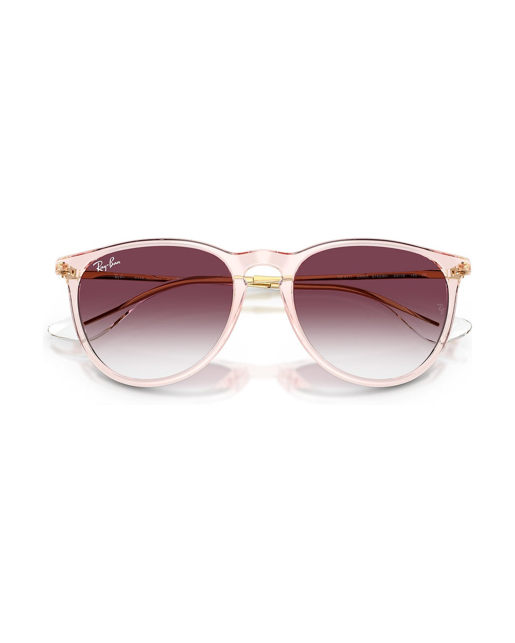 Erika Sunglasses - Transparent Pink/Clear Gradient Dark Violet - Ray-Ban
