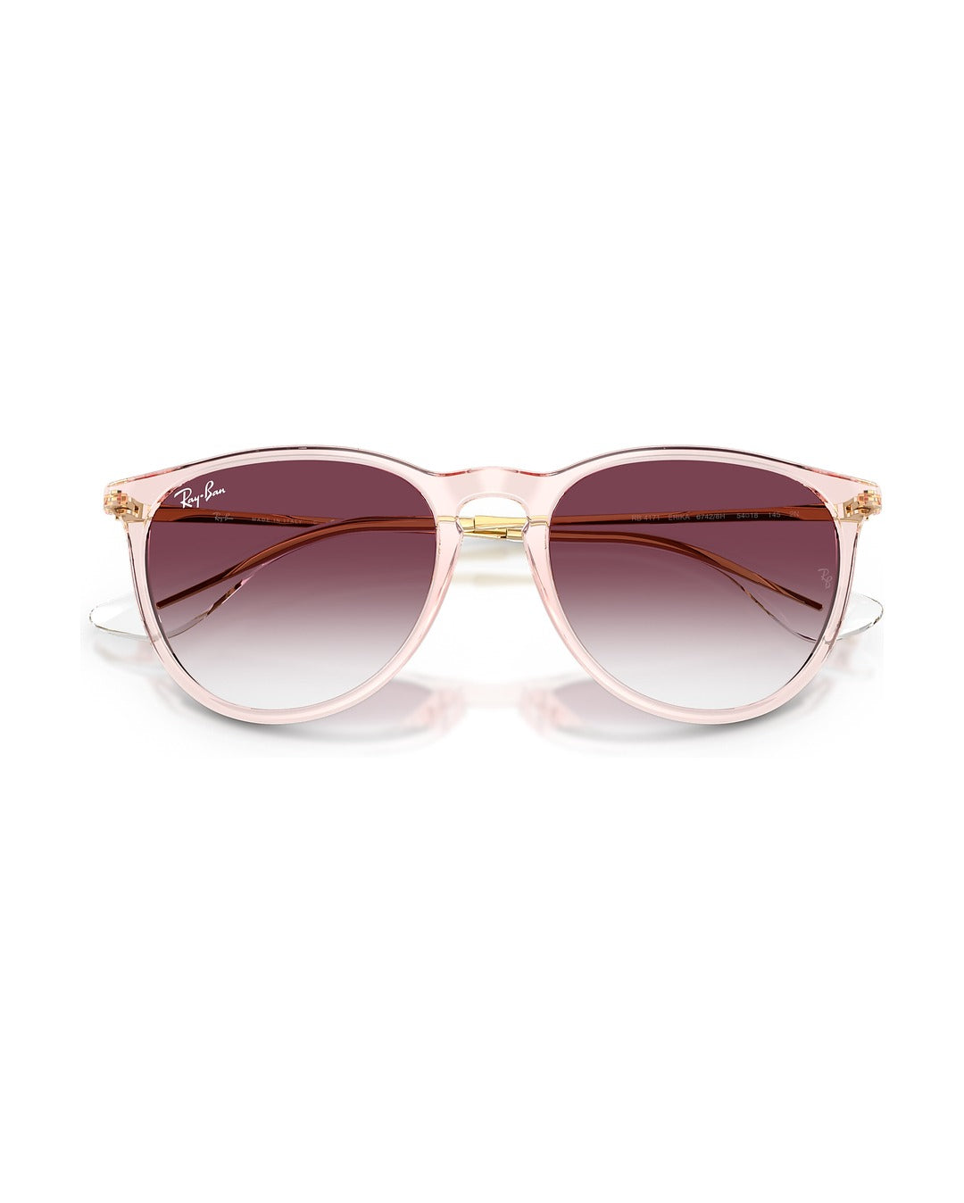 Erika Sunglasses - Transparent Pink/Clear Gradient Dark Violet - Ray-Ban