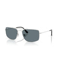 Explorer 3 Sunglasses - Silver/Dark Blue Polarized - Ray-Ban