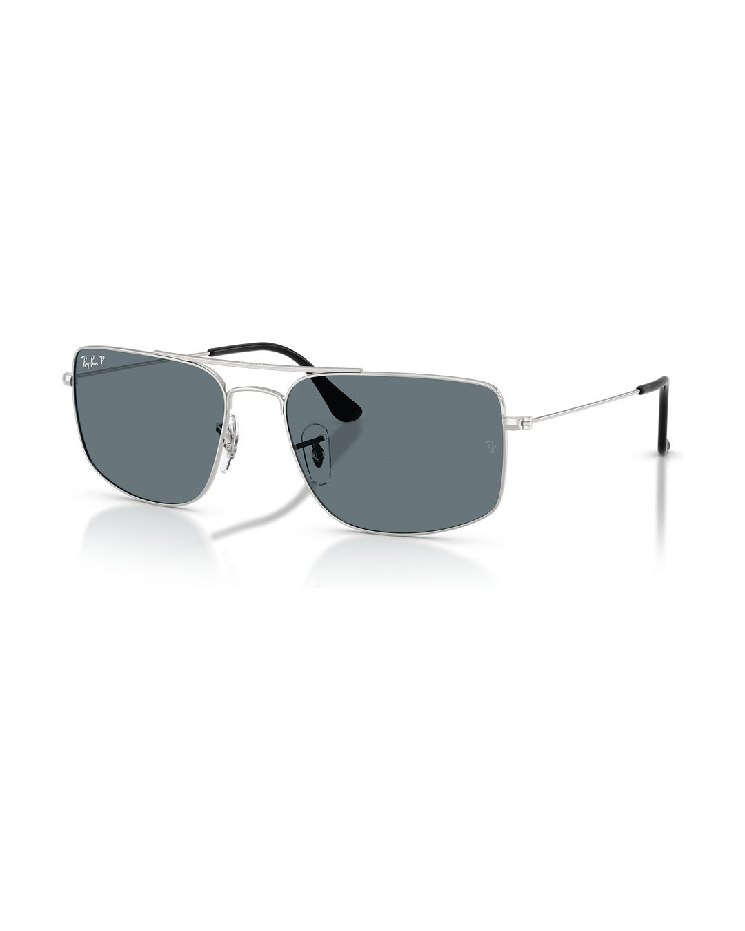 Explorer 3 Sunglasses - Silver/Dark Blue Polarized - Ray-Ban