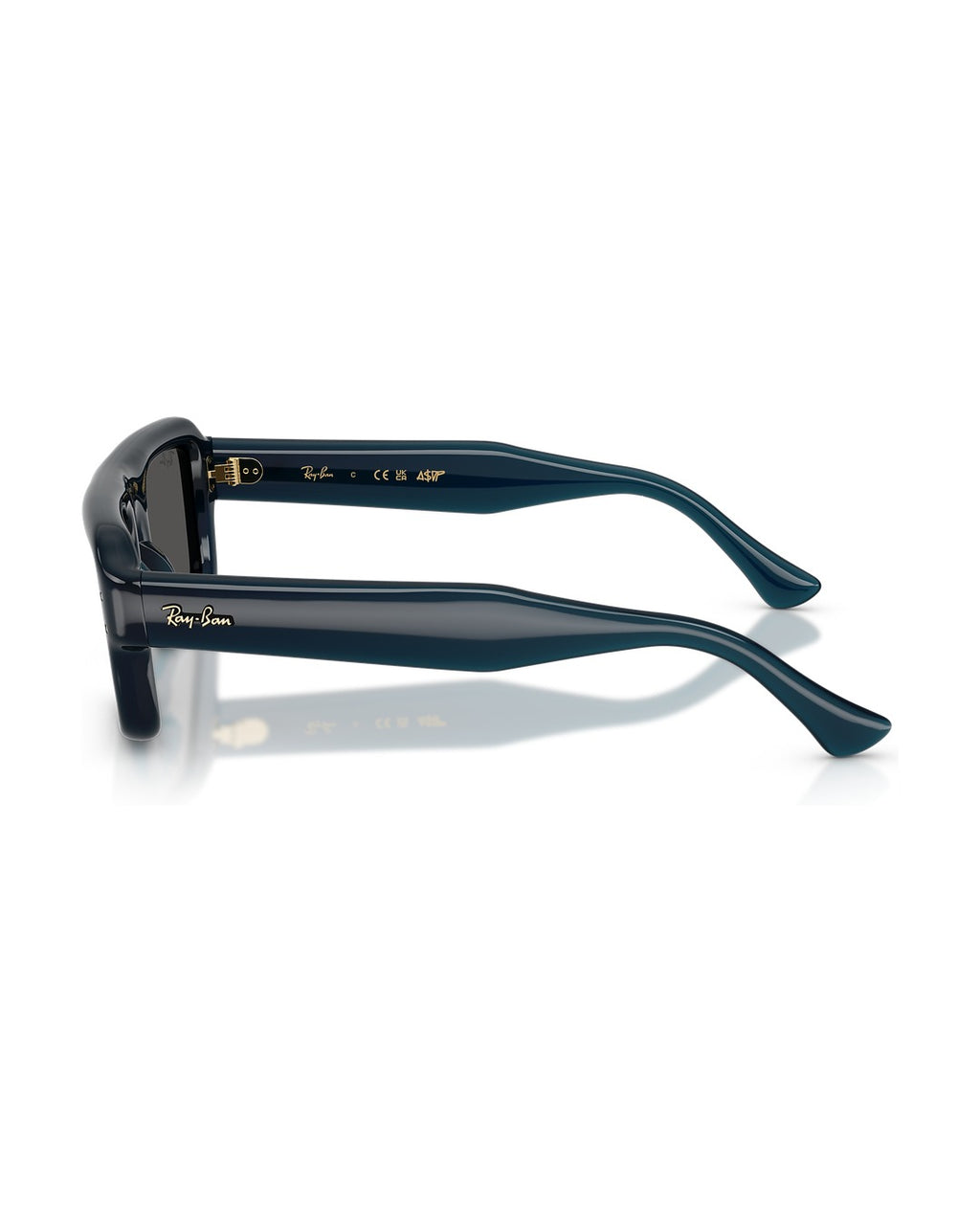 A$AP Rocky Flacko Puffer Sunglasses - Transparent Dark Blue/Ultra Black - Ray-Ban