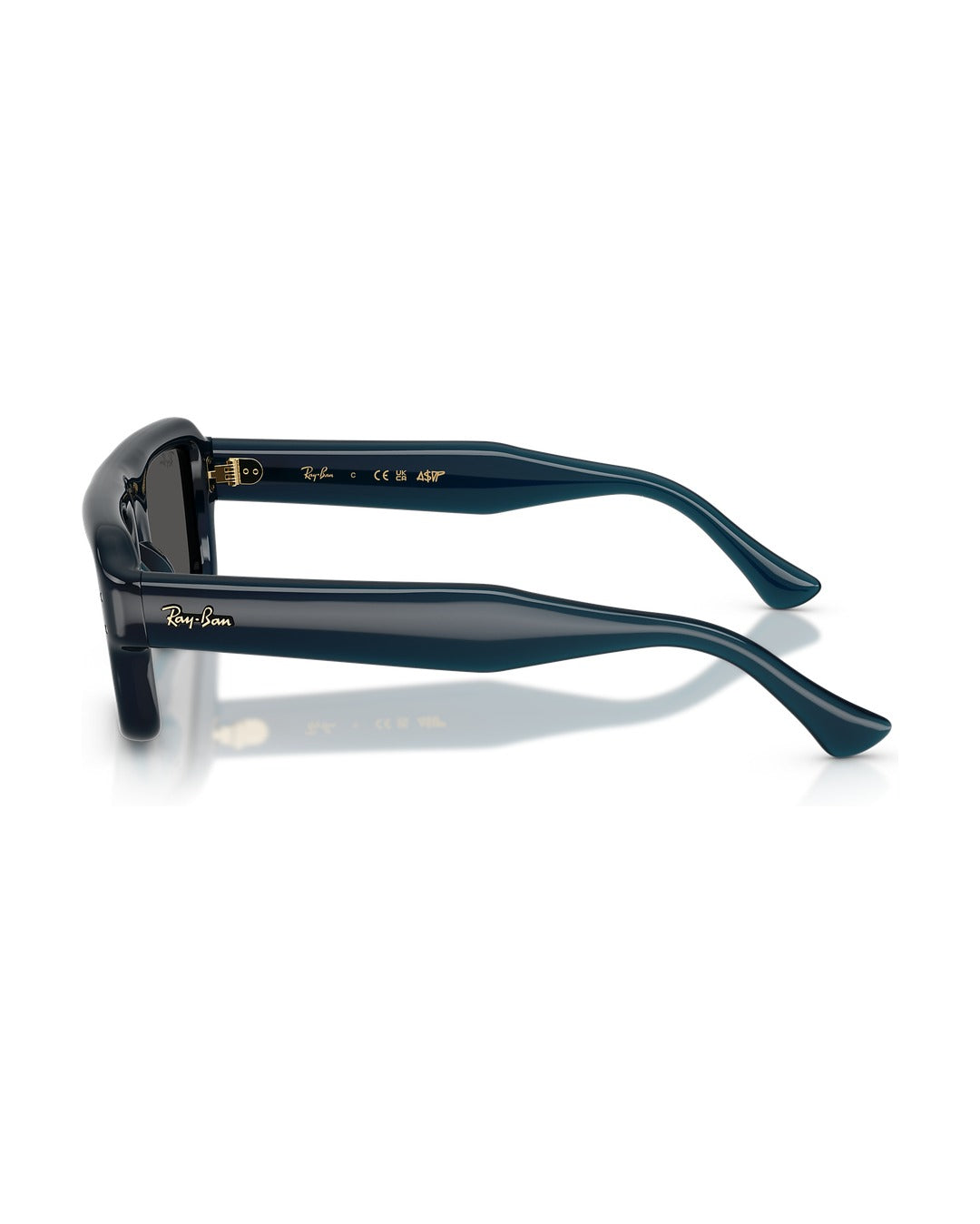 A$AP Rocky Flacko Puffer Sunglasses - Transparent Dark Blue/Ultra Black - Ray-Ban