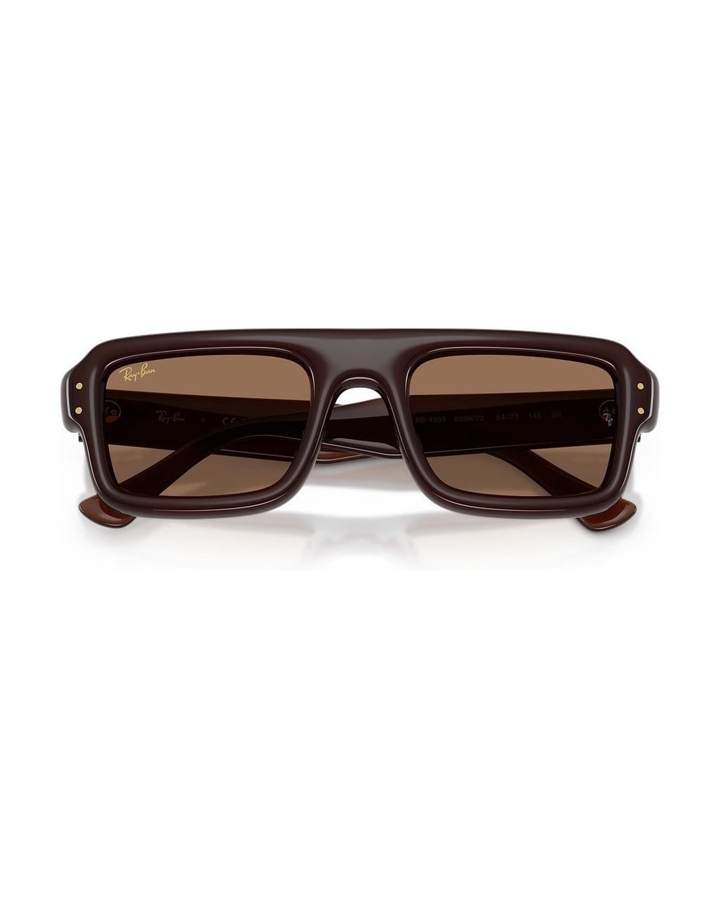 A$AP Rocky Flacko Puffer Sunglasses - Transparent Dark Brown/Dark Brown - Ray-Ban