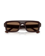 A$AP Rocky Flacko Puffer Sunglasses - Transparent Dark Brown/Dark Brown - Ray-Ban