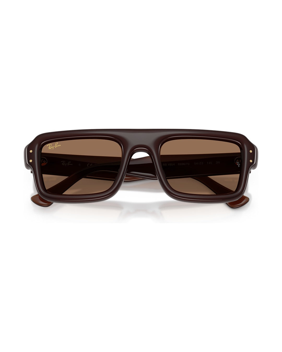 A$AP Rocky Flacko Puffer Sunglasses - Transparent Dark Brown/Dark Brown - Ray-Ban
