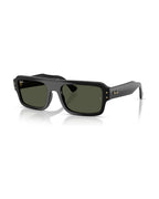 Flacko Sunglasses - Black/Green - Ray-Ban