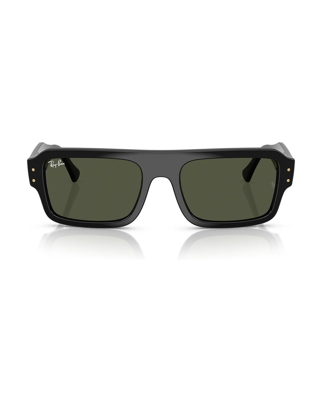 Flacko Sunglasses - Black/Green - Ray-Ban