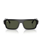 Flacko Sunglasses - Black/Green - Ray-Ban